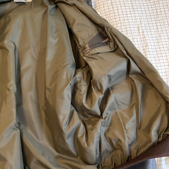 LL Bean Flying Tiger Leather Bomber Jacket Made in USA - Picture 5 of 10
